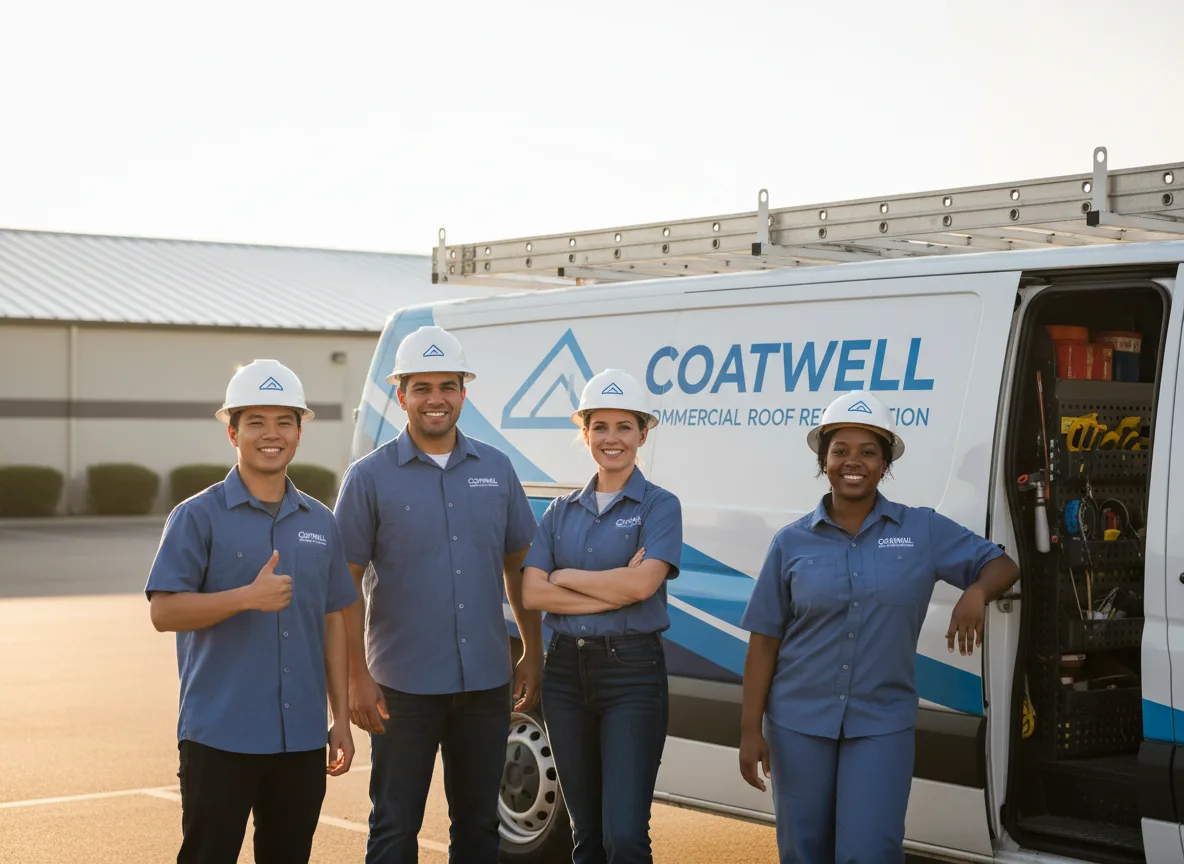Commercial roof coating company in Walnut, IA